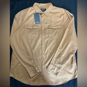 True Religion Men’s Woven Shirt. Large. NWT